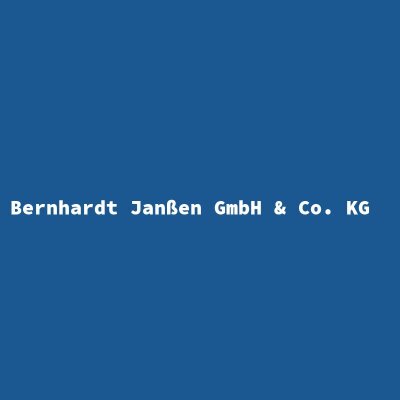 Hersteller: Bernhardt Janßen GmbH &amp; Co. KG