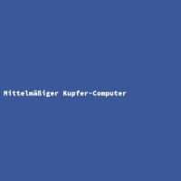 Mittelm&auml;&szlig;iger Kupfer-Computer