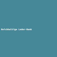 Reichhaltige Leder-Bank