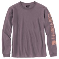 Carharrt Damen T-Shirt workwear logo Blackberry L