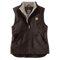 Carharrt Damen Weste sherpa lined Dunkelbraun M