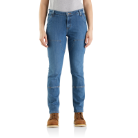Carharrt Damen Jeans double front straight Blau W4