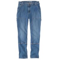Carharrt Damen Jeans double front straight Blau W4