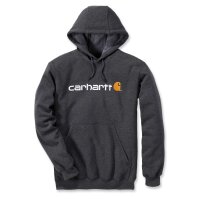 Carharrt Hoodie signature logo sweatshirt Carbon M