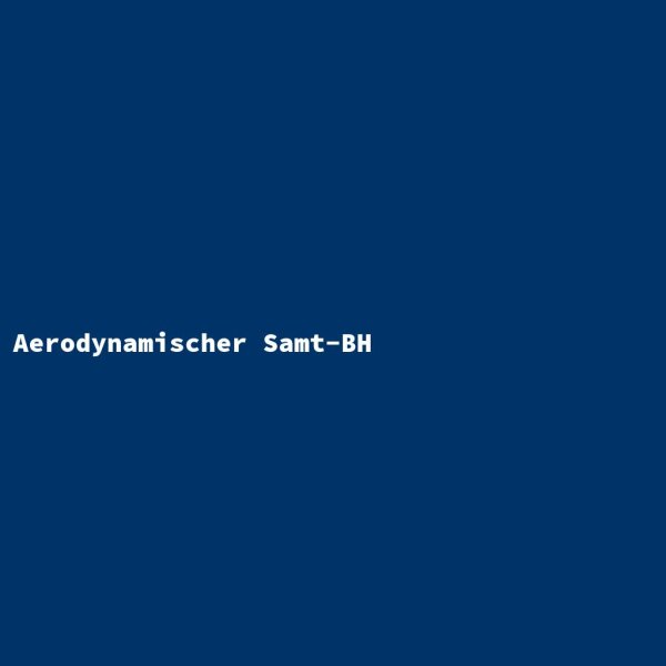 Aerodynamischer Samt-BH