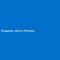 Elegantes Wolle-Pflaster