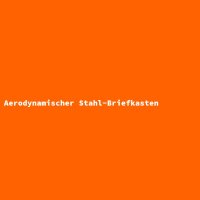 Aerodynamischer Stahl-Briefkasten