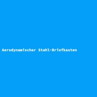 Aerodynamischer Stahl-Briefkasten