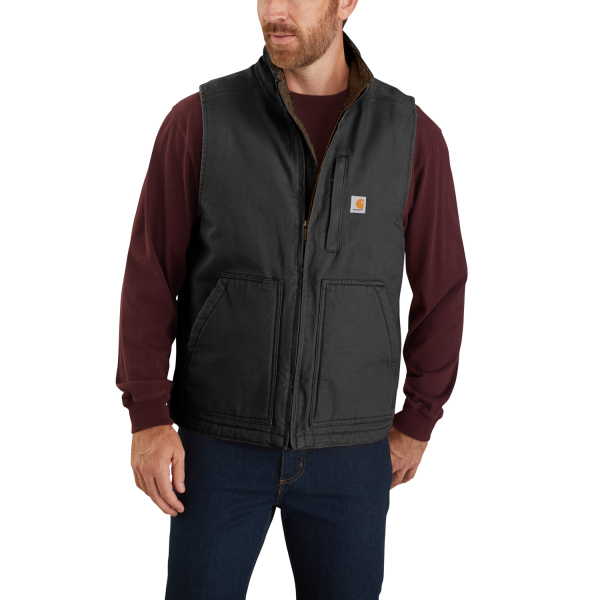 Carharrt Weste washed duck lined neck vest