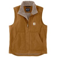 Carharrt Weste washed duck lined neck vest