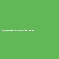 Imposante Marmor-Rutsche
